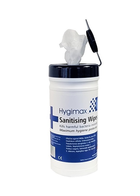 HYGIMAX Antibacterial Sanitising Wipes For Surfaces and Hands